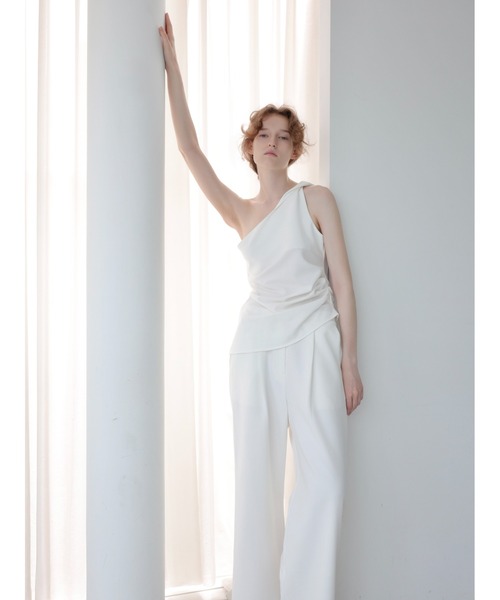 NOWNS（ナウンス）の「Lou | Single tuck banding pants（その他パンツ・レディース・アイボリー・FREE）」の14枚目の写真