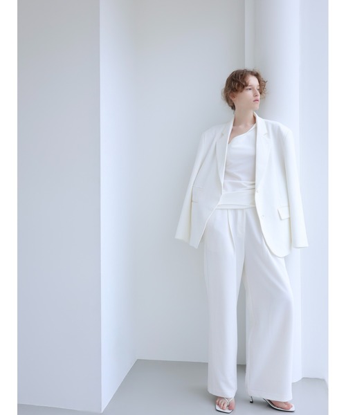 NOWNS（ナウンス）の「Lou | Single tuck banding pants（その他パンツ・レディース・アイボリー・FREE）」の20枚目の写真