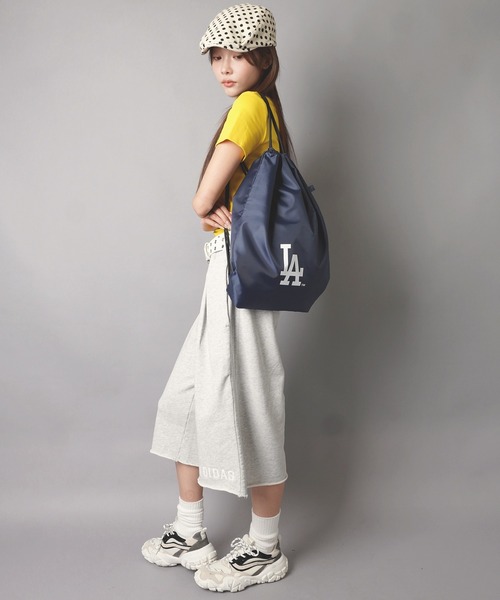 MLB(メジャーリーグベースボール)の「【MLB/メジャーリーグベースボール】ナイロンナップサック/New York Yankees/Los Angeles Dodgers/Chicago White Sox(エコバッグ/サブバッグ・レディース・C/A/B・ONESIZE)」の8枚目の写真