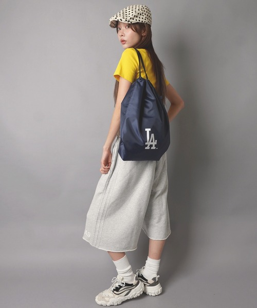 MLB(メジャーリーグベースボール)の「【MLB/メジャーリーグベースボール】ナイロンナップサック/New York Yankees/Los Angeles Dodgers/Chicago White Sox(エコバッグ/サブバッグ・レディース・C/A/B・ONESIZE)」の7枚目の写真