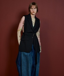 MAISON SPECIAL | 【2026Autumn PRE-ORDER】Belted Side-Open Vest/ベルテッドサイドオープンジレ(その他アウター)