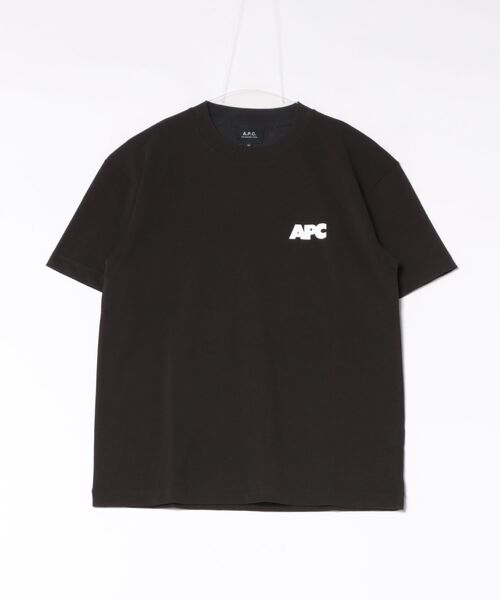 A.P.C.（アーペーセー）の「T-SHIRT MICHEAL（Tシャツ/カットソー・メンズ・ブラック系その他/ホワイト・S/M/L）」の2枚目の写真