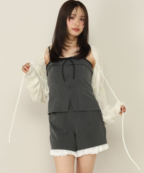 Heather（ヘザー）の「アソートリボンビスチェ　1051949（その他トップス・レディース・ダークグレー/グレー系その他/ブラウン系その他・FREE）」の5枚目の写真