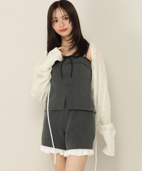 Heather（ヘザー）の「アソートリボンビスチェ　1051949（その他トップス・レディース・ダークグレー/グレー系その他/ブラウン系その他・FREE）」の8枚目の写真