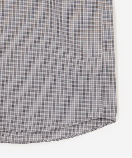 DANTON(ダントン)の「DANTON | プランサーボタン シャツワンピース PLAID WOMEN(シャツワンピース・レディース・グレー系その他/グリーン系その他・36)」の7枚目の写真