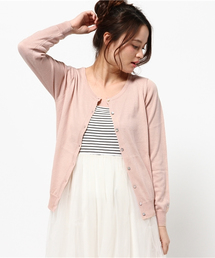 E hyphen world gallery | ウォッシャブル12Gクルーカーディガン(カーディガン/ボレロ)