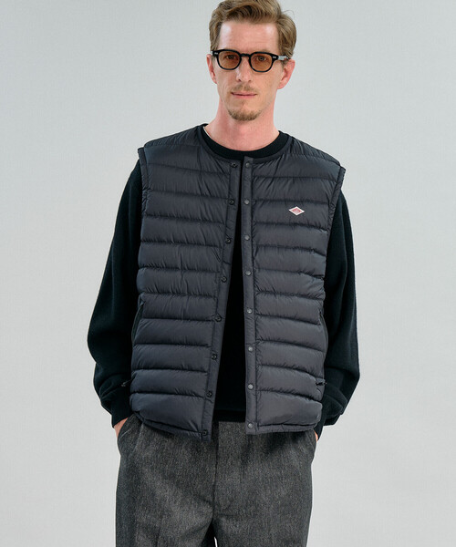 DANTON(ダントン)の「DANTON | インナーダウンベスト MEN(ダウンベスト・メンズ・ブラック系その他/ベージュ系その他/オリーブ/ブラック・S/L/M/XL/XXL)」の5枚目の写真