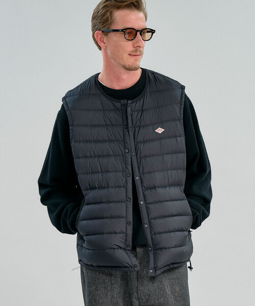 DANTON(ダントン)の「DANTON | インナーダウンベスト MEN(ダウンベスト・メンズ・ブラック系その他/ベージュ系その他/オリーブ/ブラック・S/L/M/XL/XXL)」の1枚目の写真