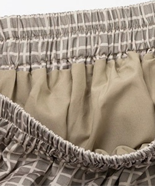 les fees love filles(レフェラブフィユ)の「Patchwork Gingham Tiered Long Skirt(スカート・レディース・カラフル・SMALL/LARGE/MEDIUM)」の4枚目の写真
