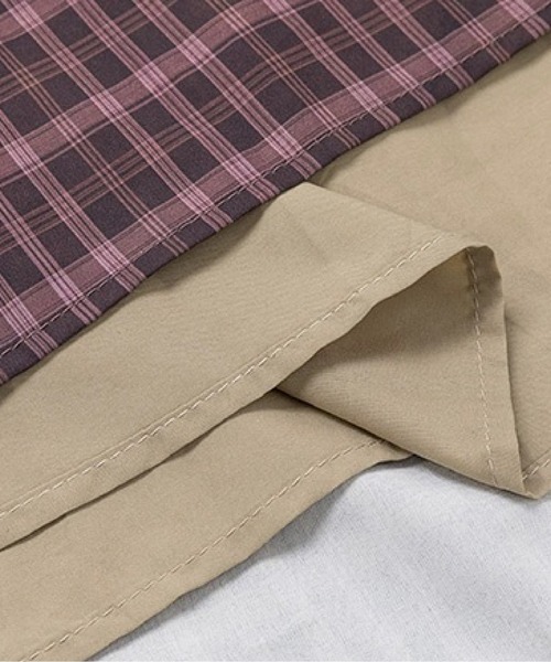 les fees love filles(レフェラブフィユ)の「Patchwork Gingham Tiered Long Skirt(スカート・レディース・カラフル・SMALL/LARGE/MEDIUM)」の6枚目の写真