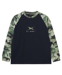 X LOGO RAGLAN L/S TEE