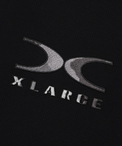 XLARGE(エクストララージ)の「X LOGO RAGLAN L/S TEE(Tシャツ/カットソー・メンズ・ホワイト/ネイビー/ブラック・S/M/L/XL)」の12枚目の写真