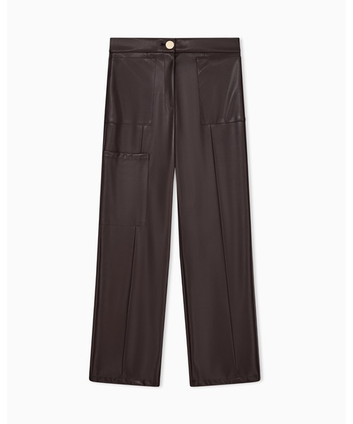 ARMANI EXCHANGE(アルマーニエクスチェンジ)の「【A|X アルマーニ エクスチェンジ】PUコーティング ストレートパンツ(その他パンツ・レディース・ダークブラウン・4/2/6)」の6枚目の写真
