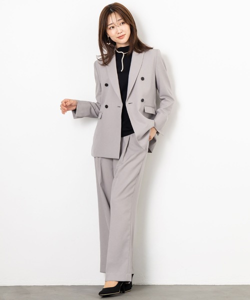 MAISONCOMFY （メゾンコンフィ）の「【上品な印象のフレンチニット】肩のラインを美しく見せるミニマルニット（ニット/セーター・レディース・ブラック/グレイッシュベージュ/ボルドー・FREE）」の10枚目の写真