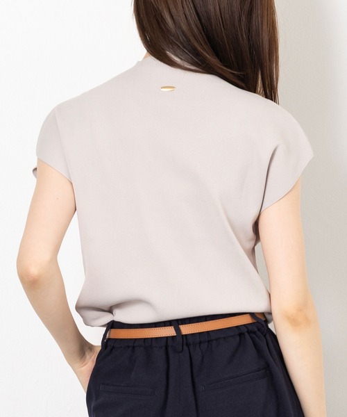 MAISONCOMFY （メゾンコンフィ）の「【上品な印象のフレンチニット】肩のラインを美しく見せるミニマルニット（ニット/セーター・レディース・ブラック/グレイッシュベージュ/ボルドー・FREE）」の22枚目の写真
