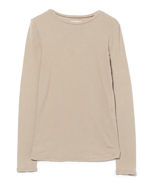 MAAI(マアイ)の「Sheer Longsleeve T-shirt(Tシャツ/カットソー・レディース・オフホワイト/ライトブラウン/イエロー系その他4・MEDIUM/LARGE)」の2枚目の写真