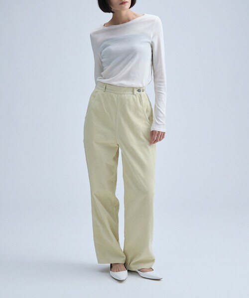 MAAI(マアイ)の「Sheer Longsleeve T-shirt(Tシャツ/カットソー・レディース・オフホワイト/ライトブラウン/イエロー系その他4・MEDIUM/LARGE)」の12枚目の写真