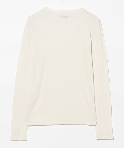 MAAI(マアイ)の「Sheer Longsleeve T-shirt(Tシャツ/カットソー・レディース・オフホワイト/ライトブラウン/イエロー系その他4・MEDIUM/LARGE)」の17枚目の写真