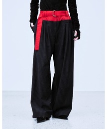 THINGS THAT MATTER | LAYERED WAIST TUCK WIDE PANTS / レイヤードウエストタックワイドパンツ(その他パンツ)