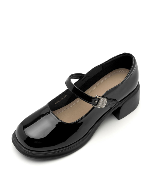 SPUR(シュプール)の「Merlin softly maryJane pumps エナメル パンプス ヒール 5.5cm -WA9017 (2color)(パンプス・レディース・ブラック/ダークパープル・22.5cm/25cm/24.5cm/24cm/23.5cm/23cm)」の11枚目の写真