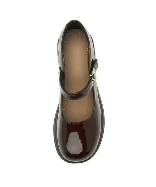 SPUR(シュプール)の「Merlin softly maryJane pumps エナメル パンプス ヒール 5.5cm -WA9017 (2color)(パンプス・レディース・ブラック/ダークパープル・22.5cm/25cm/24.5cm/24cm/23.5cm/23cm)」の8枚目の写真