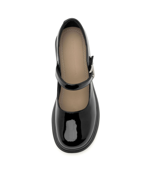 SPUR(シュプール)の「Merlin softly maryJane pumps エナメル パンプス ヒール 5.5cm -WA9017 (2color)(パンプス・レディース・ブラック/ダークパープル・22.5cm/25cm/24.5cm/24cm/23.5cm/23cm)」の7枚目の写真