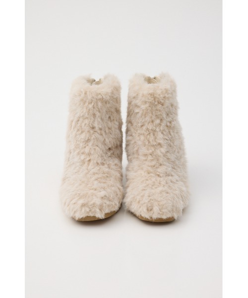 LAGUA GEM（ラグアジェム）の「FAUX FUR SHORT ブーツ（ブーツ・レディース・ブラック/アイボリー・SMALL/MEDIUM/LARGE）」の8枚目の写真