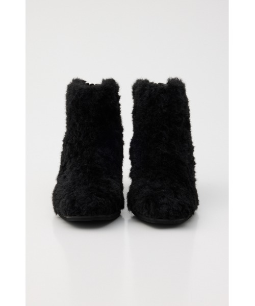 LAGUA GEM（ラグアジェム）の「FAUX FUR SHORT ブーツ（ブーツ・レディース・ブラック/アイボリー・SMALL/MEDIUM/LARGE）」の4枚目の写真