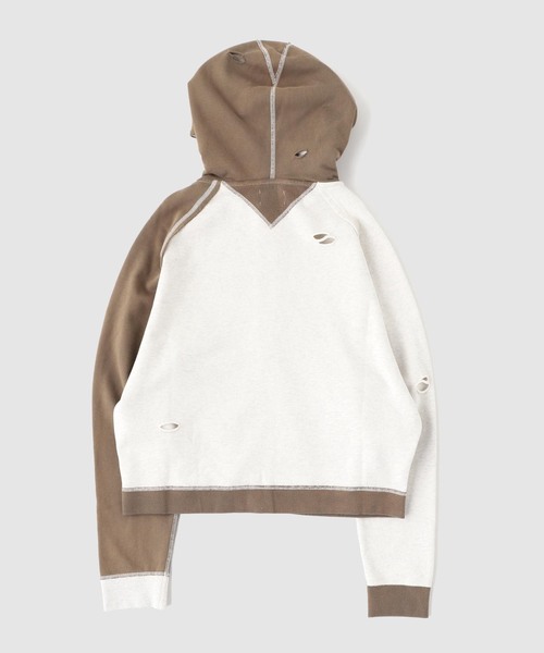 FAF(フェイク アス フラワーズ)の「FAF (FAKE AS FLOWERS) / フェイク アズ フラワーズ STELLA ZIP UP HOODIE(パーカー・メンズ・チャコールグレー/ネイビー/ホワイト系その他・1/2)」の4枚目の写真