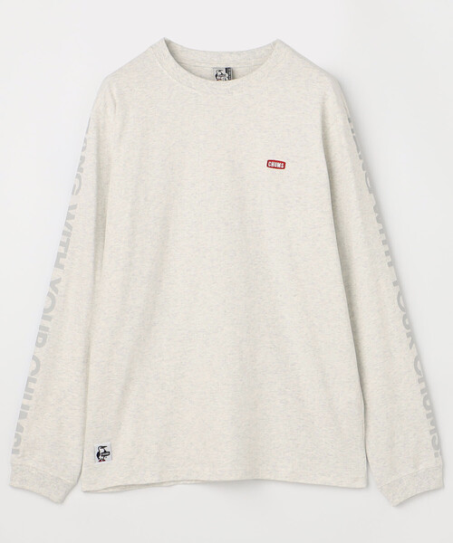 CHUMS(チャムス)の「限定展開 CHUMS/チャムス HWYCブラッシュドロングスリーブTシャツ / HWYC Brushed L/S T-Shirt / CH01-2669(Tシャツ/カットソー・メンズ・ホワイト/グレー/ブラック・X-LARGE/MEDIUM/LARGE/SMALL)」の3枚目の写真