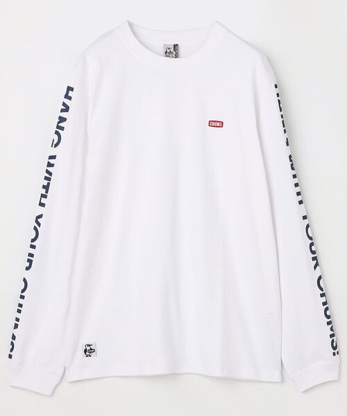 CHUMS(チャムス)の「限定展開 CHUMS/チャムス HWYCブラッシュドロングスリーブTシャツ / HWYC Brushed L/S T-Shirt / CH01-2669(Tシャツ/カットソー・メンズ・ホワイト/グレー/ブラック・X-LARGE/MEDIUM/LARGE/SMALL)」の1枚目の写真