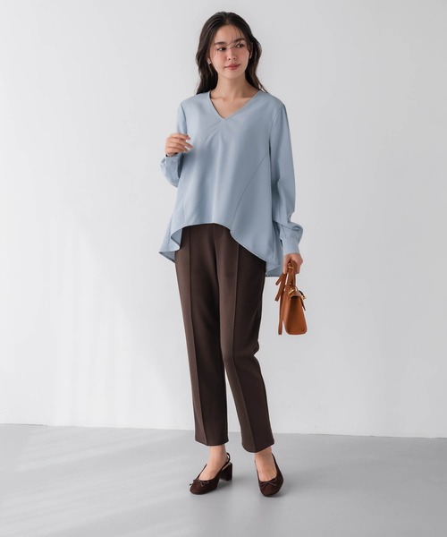 PERIPH(ペリフ)の「ダンボールテーパードパンツ(その他パンツ・レディース・ネイビー/ブラック/ブラウン・M/S)」の20枚目の写真