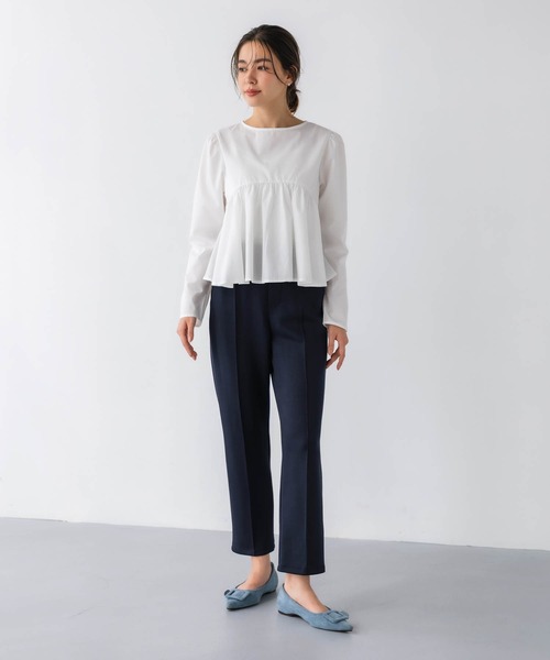 PERIPH(ペリフ)の「ダンボールテーパードパンツ(その他パンツ・レディース・ネイビー/ブラック/ブラウン・M/S)」の5枚目の写真