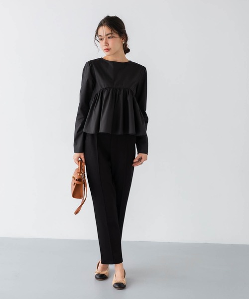 PERIPH(ペリフ)の「ダンボールテーパードパンツ(その他パンツ・レディース・ネイビー/ブラック/ブラウン・M/S)」の10枚目の写真