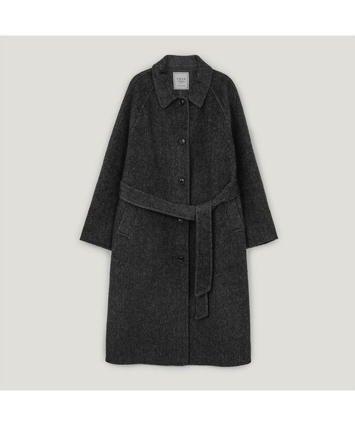 TWEE（トゥウィー）の「ポイデン バルマカン ハンドメイド ロングコート(ストラップセット)（チェスターコート・レディース・ダークブラウン/ダークグレー・FREE）」の2枚目の写真