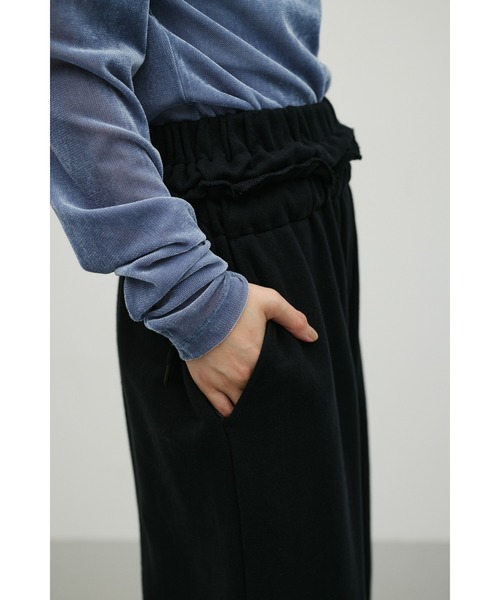 STYLEMIXER(スタイルミキサー)の「ダブルウエストスウェットパンツ(スウェットパンツ・レディース・ブラック/杢グレー・SMALL/MEDIUM)」の22枚目の写真