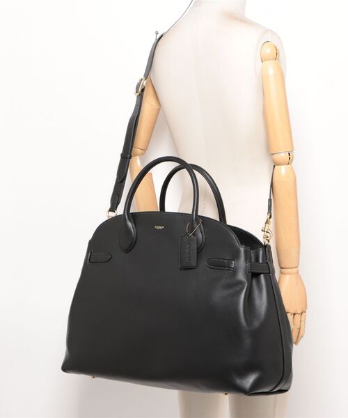 COACH(コーチ)の「ソフトエンパイアキャリーオールバッグ48(ショルダーバッグ・メンズ・ブラック系その他・ONE)」の2枚目の写真