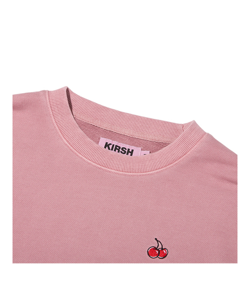 KIRSH（キルシー）の「ピグメントダイチェリースウェットシャツ[ピンク]（スウェット・レディース・その他・1）」の4枚目の写真