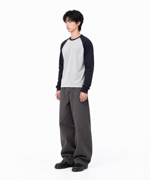SIGNATURE（シグネチャ）の「BARREL カーブドチノパンツ[チャコール]（その他パンツ・メンズ・その他・SMALL/MEDIUM/LARGE/X-LARGE）」の7枚目の写真