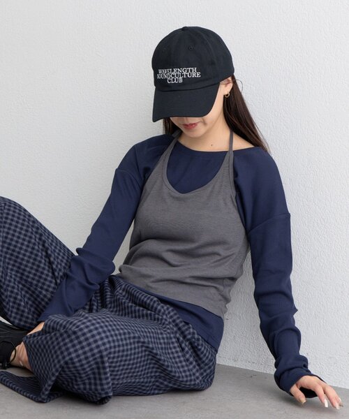 COLONY 2139（コロニートゥーワンスリーナイン）の「PIKO企画/一部WEB限定 アソートホルターネックキャミソール&Tシャツ（Tシャツ/カットソー・レディース・グレー/アイボリー/ブラック/ネイビー・FREE）」の4枚目の写真