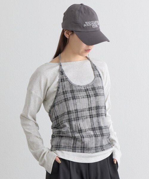 COLONY 2139（コロニートゥーワンスリーナイン）の「PIKO企画/一部WEB限定 アソートホルターネックキャミソール&Tシャツ（Tシャツ/カットソー・レディース・グレー/アイボリー/ブラック/ネイビー・FREE）」の21枚目の写真