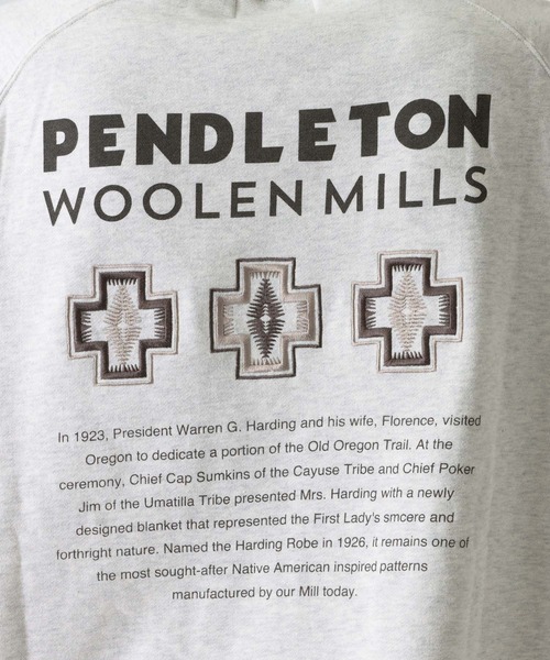 BAYFLOW(ベイフロー)の「【PENDLETON(ペンドルトン)】ヒストリーロゴスウェット(スウェット・メンズ・ブラック/ライトグレー/レッド/グレー/ブルー・MEDIUM/LARGE)」の17枚目の写真