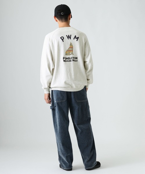 BAYFLOW(ベイフロー)の「【PENDLETON(ペンドルトン)】ヒストリーロゴスウェット(スウェット・メンズ・ブラック/ライトグレー/レッド/グレー/ブルー・MEDIUM/LARGE)」の19枚目の写真