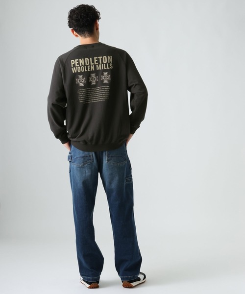BAYFLOW(ベイフロー)の「【PENDLETON(ペンドルトン)】ヒストリーロゴスウェット(スウェット・メンズ・ブラック/ライトグレー/レッド/グレー/ブルー・MEDIUM/LARGE)」の8枚目の写真