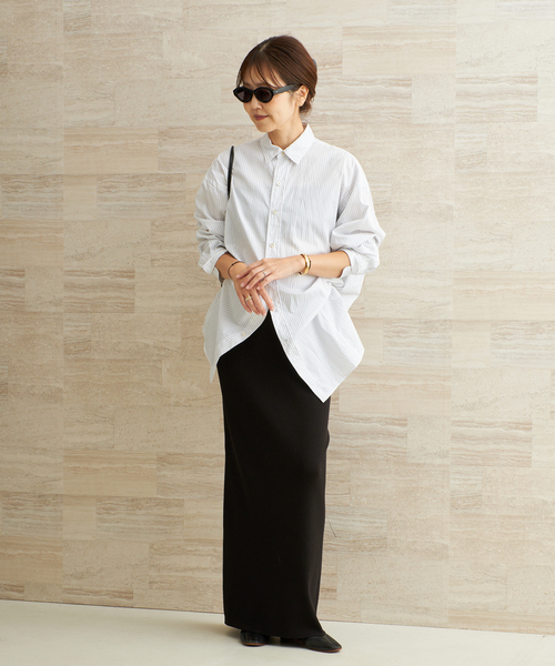 plage（プラージュ）の「Wide Tunic シャツ（シャツ/ブラウス・レディース・マルチ/レッド/サックスブルー・FREE）」の16枚目の写真