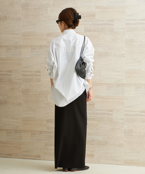 plage（プラージュ）の「Wide Tunic シャツ（シャツ/ブラウス・レディース・マルチ/レッド/サックスブルー・FREE）」の19枚目の写真