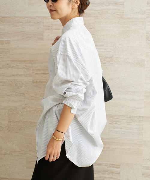 plage（プラージュ）の「Wide Tunic シャツ（シャツ/ブラウス・レディース・マルチ/レッド/サックスブルー・FREE）」の21枚目の写真