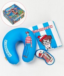 MAINBOOTH（メインブース）の「[MNBTH x Where is Wally] Travel Package(BLUE)（ブランケット）」