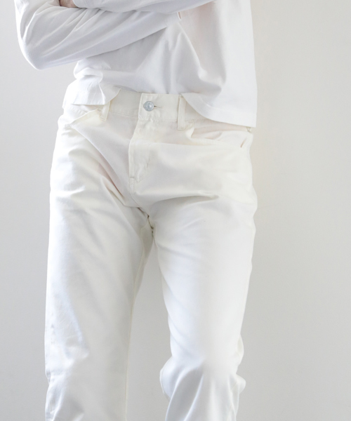 Denime（ドゥニーム）の「TWILL COLOR PANTS/ツイルカラーパンツ（その他パンツ・メンズ・グリーン/ホワイト/ベージュ・X-LARGE/MEDIUM/LARGE）」の19枚目の写真