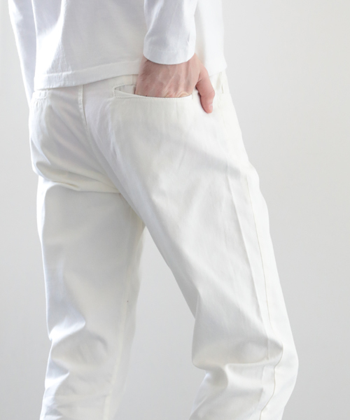 Denime（ドゥニーム）の「TWILL COLOR PANTS/ツイルカラーパンツ（その他パンツ・メンズ・グリーン/ホワイト/ベージュ・X-LARGE/MEDIUM/LARGE）」の18枚目の写真